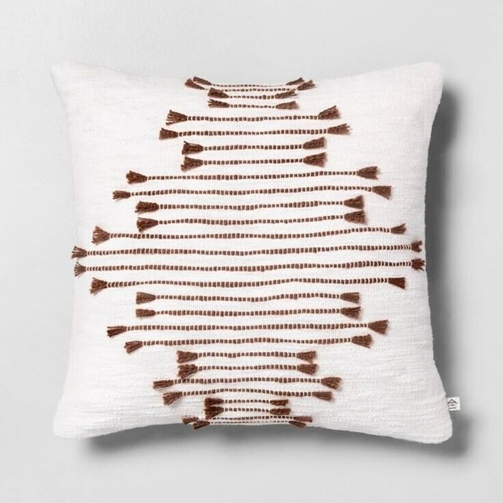 Hearth & Hand Magnolia Home Multi Texture Dash Throw Pillow NEW